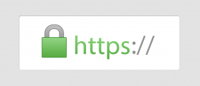 Website security - locked padlock