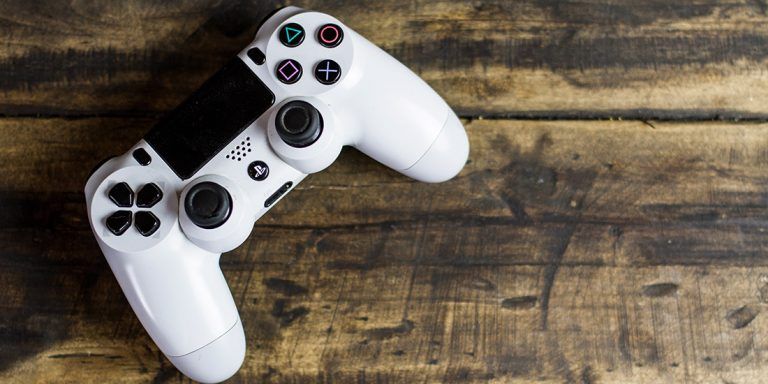 White video game controller