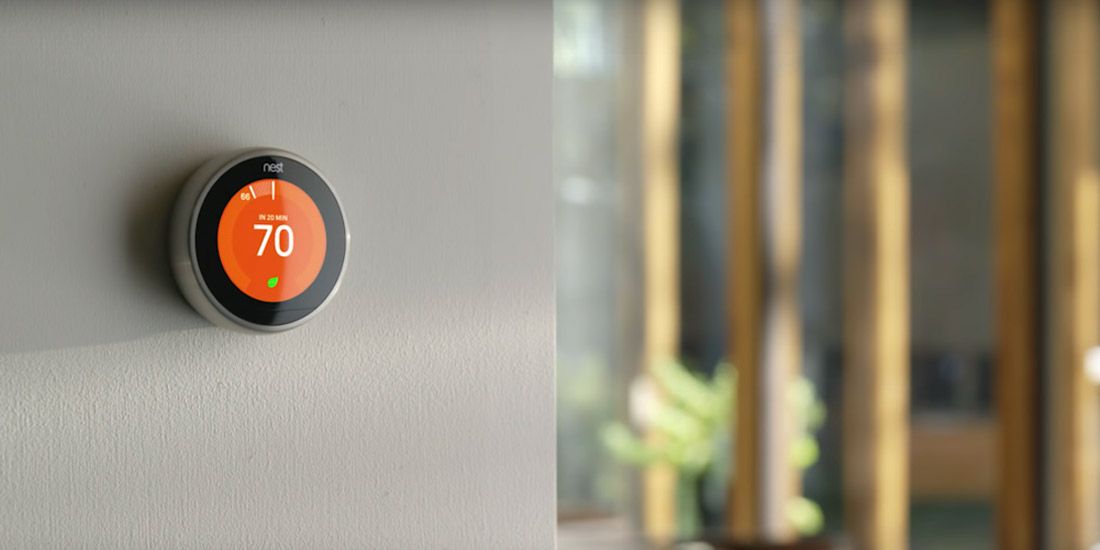 Smart thermostat Nest learning thermostat
