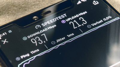 Download upload speed test
