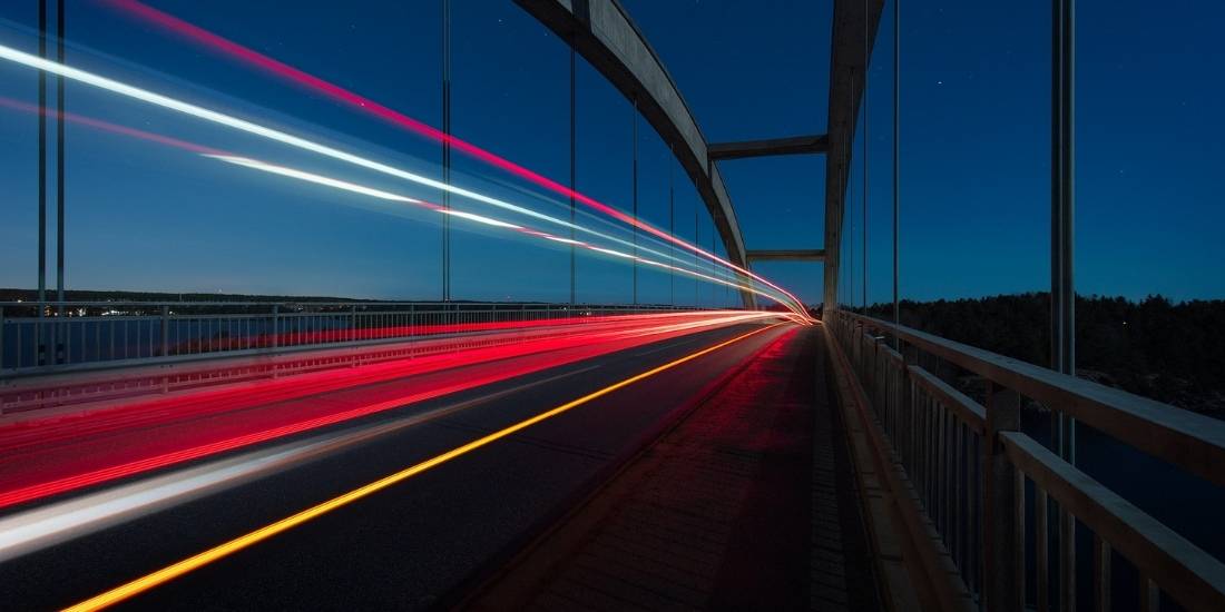 Super fast light trails