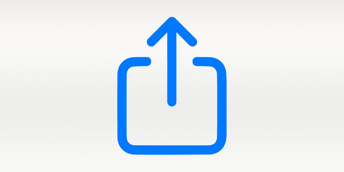 Apple share icon