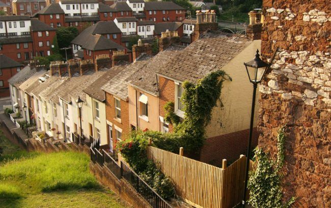 Row of houses, Exeter
