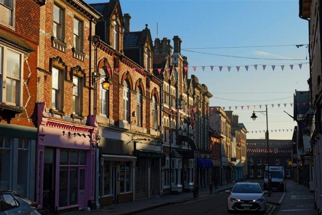 A street in the centre of Swindon