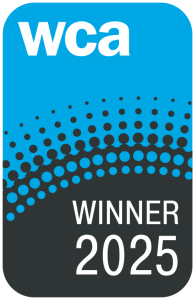 WCA winners logo for winning a WCA award in 2025