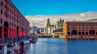 A photo of the Albert Docks in Liverpool