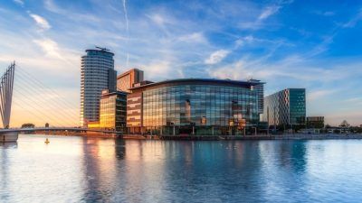 Media City in Salford, Manchester