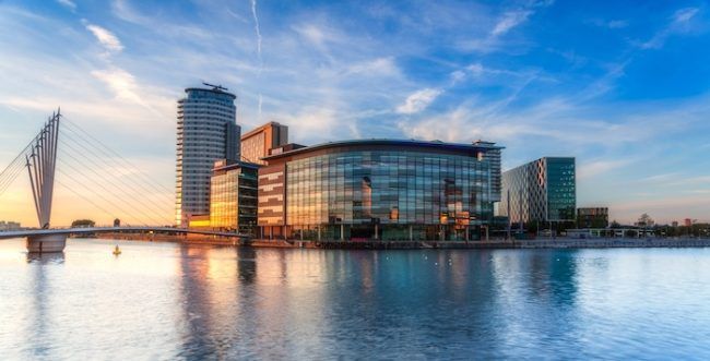 Media City in Salford, Manchester